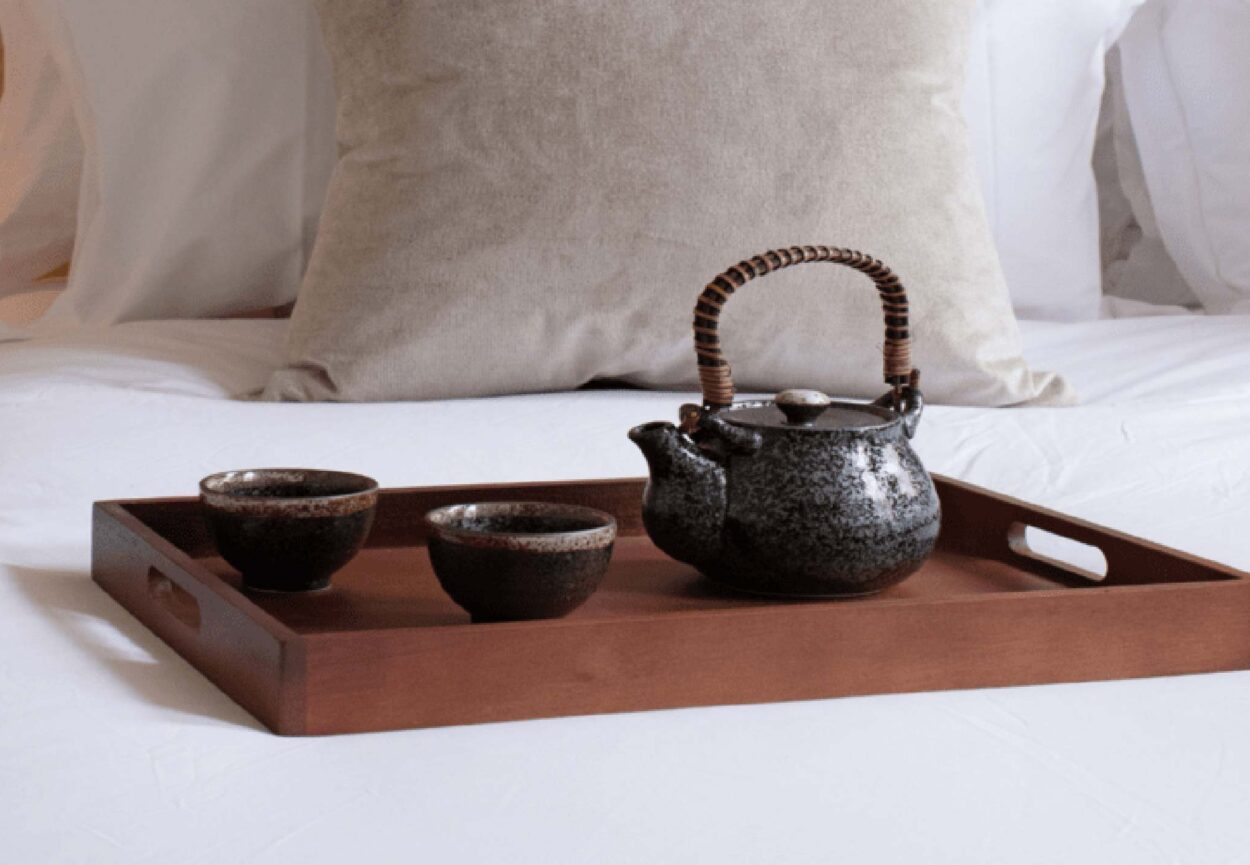 tea-set-in bed